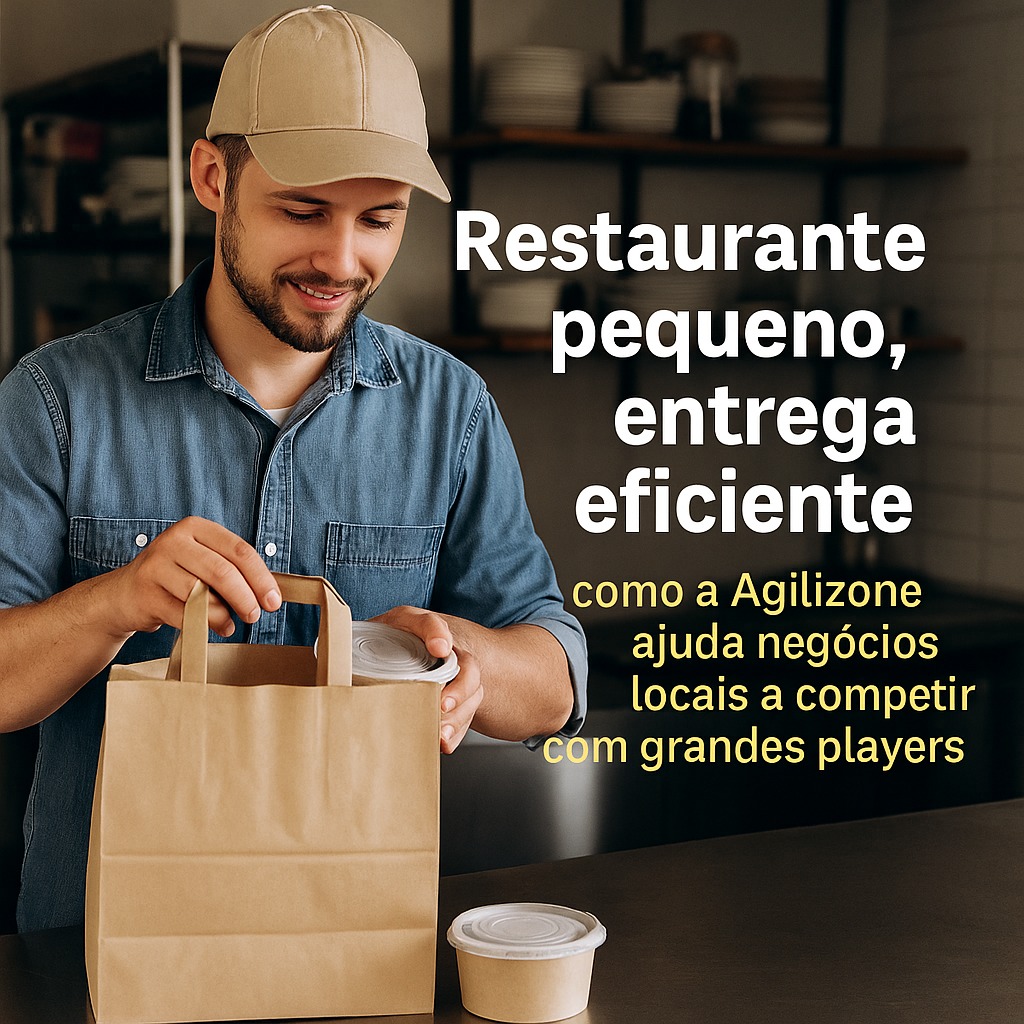 Restaurante pequeno, entrega eficiente: como a Agilizone ajuda negócios locais a competir com grandes players