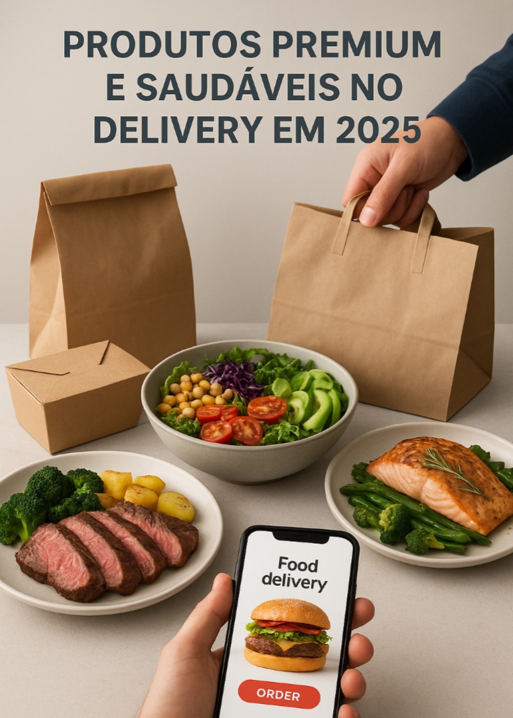 Produtos Premium e Saudáveis: A Nova Fronteira do Delivery em 2025